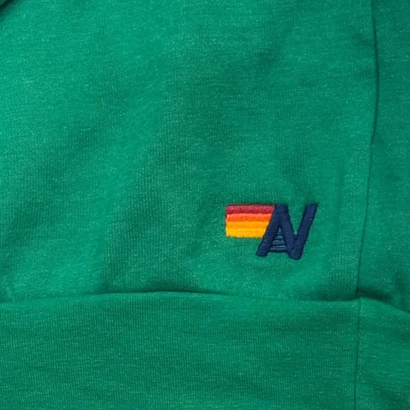 Aviator Nation Green Smiley Face Sweatshirt Large EUC - Picture 3 of 4